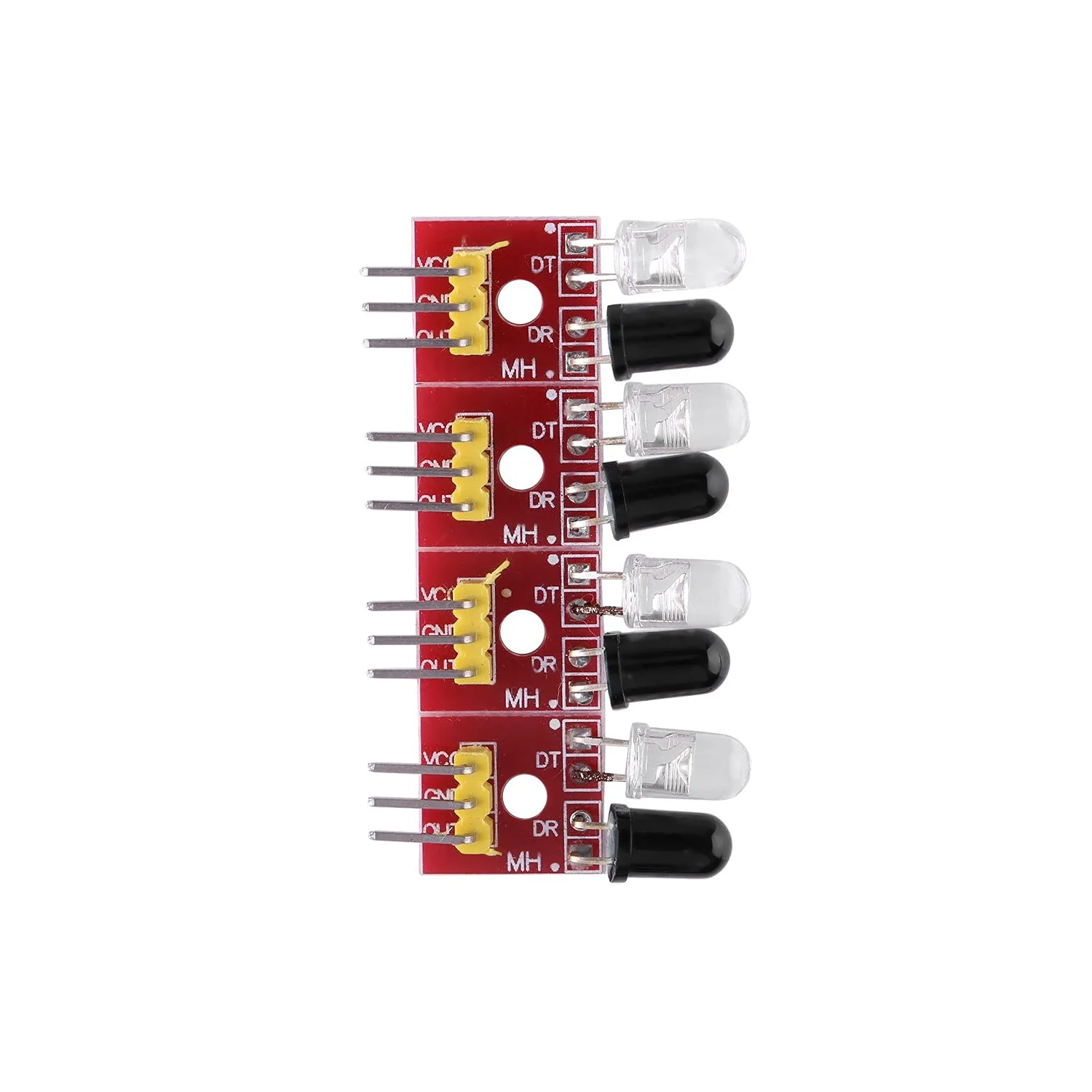 4 Way IR Array Module Imported 4-Channel Infrared IR Line Track Follower Sensor Module Obstacle Avoidance PCB for Smart Car - ML041/RS3106 - Image 4