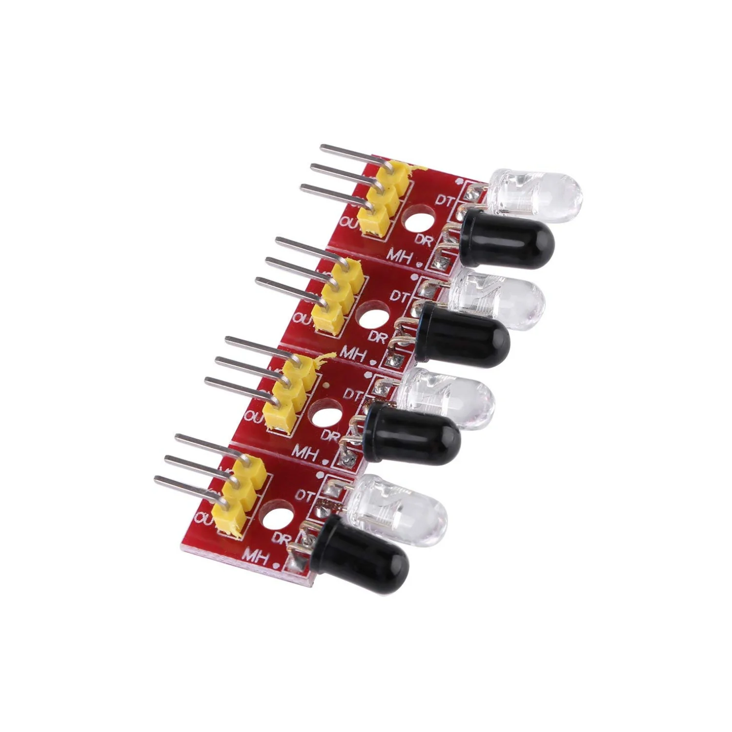 4 Way IR Array Module Imported 4-Channel Infrared IR Line Track Follower Sensor Module Obstacle Avoidance PCB for Smart Car - ML041/RS3106 - Image 5