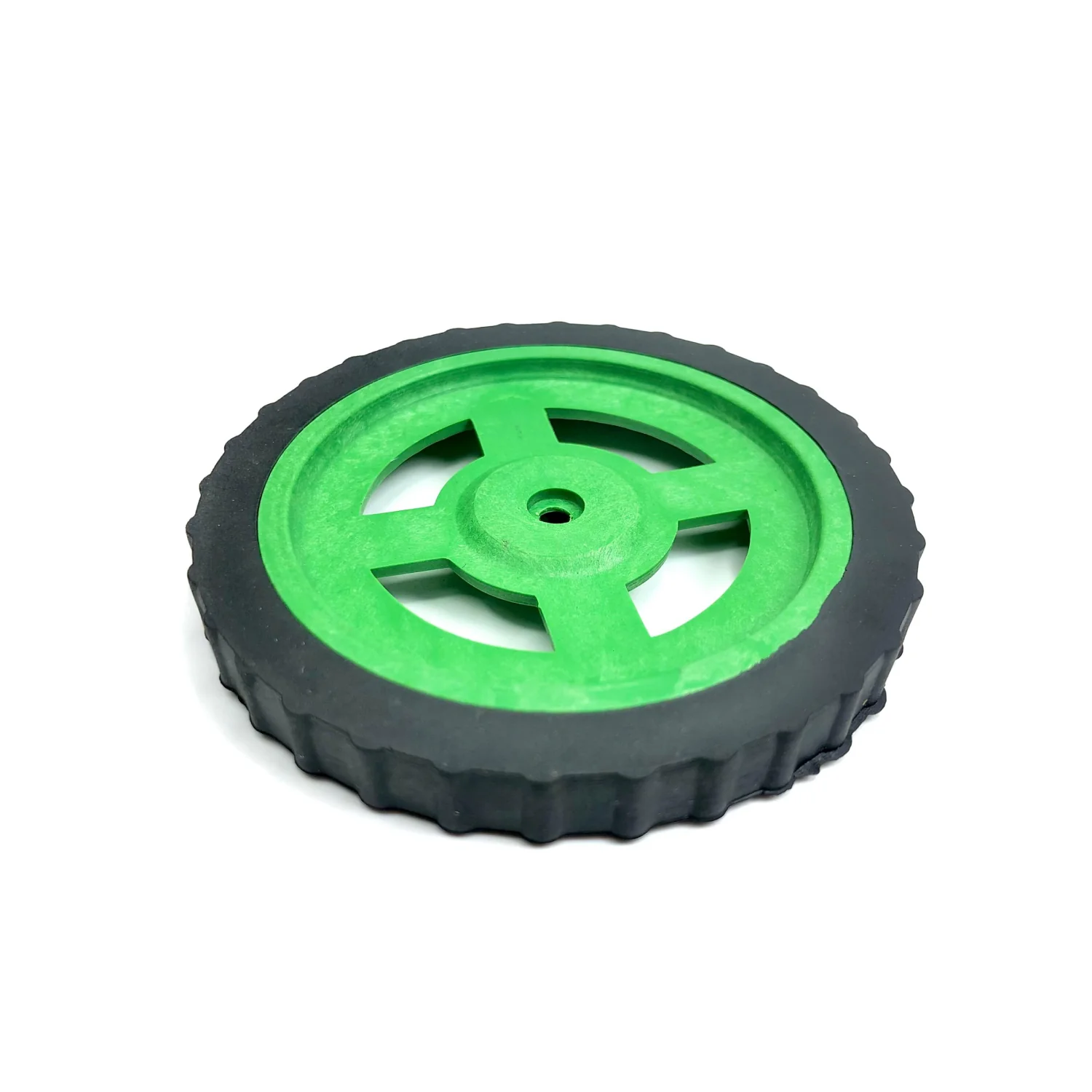 7*1 BO Motor Wheels (Red & Green) Durable Plastic Wheels Compatible with BO Motors For Arduino Robotics - TR001 - Image 3