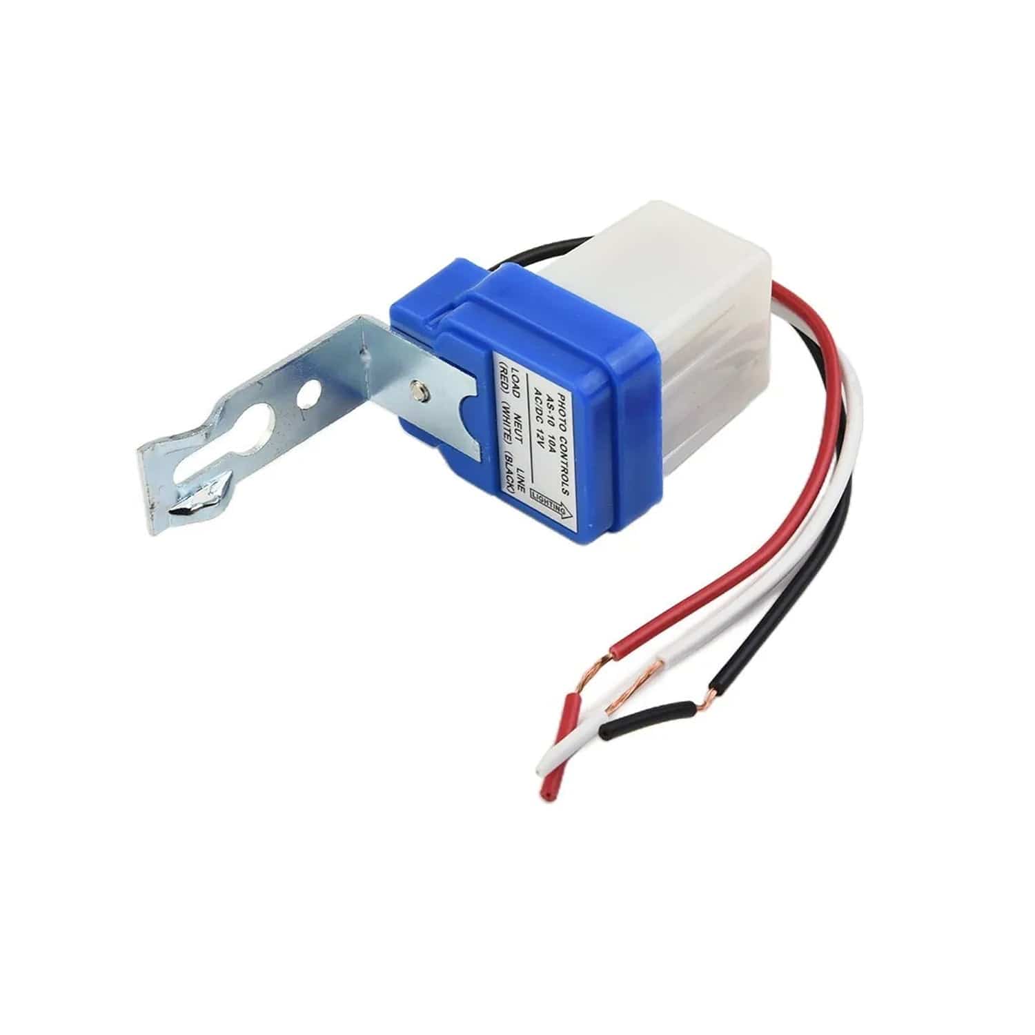 AS-10 12V Light Sensor Switch 10A AS-10 12V 10A Optical Switch Auto On-Off Photocell Street Lamp Light Switch Controller - RS3197 - Image 3