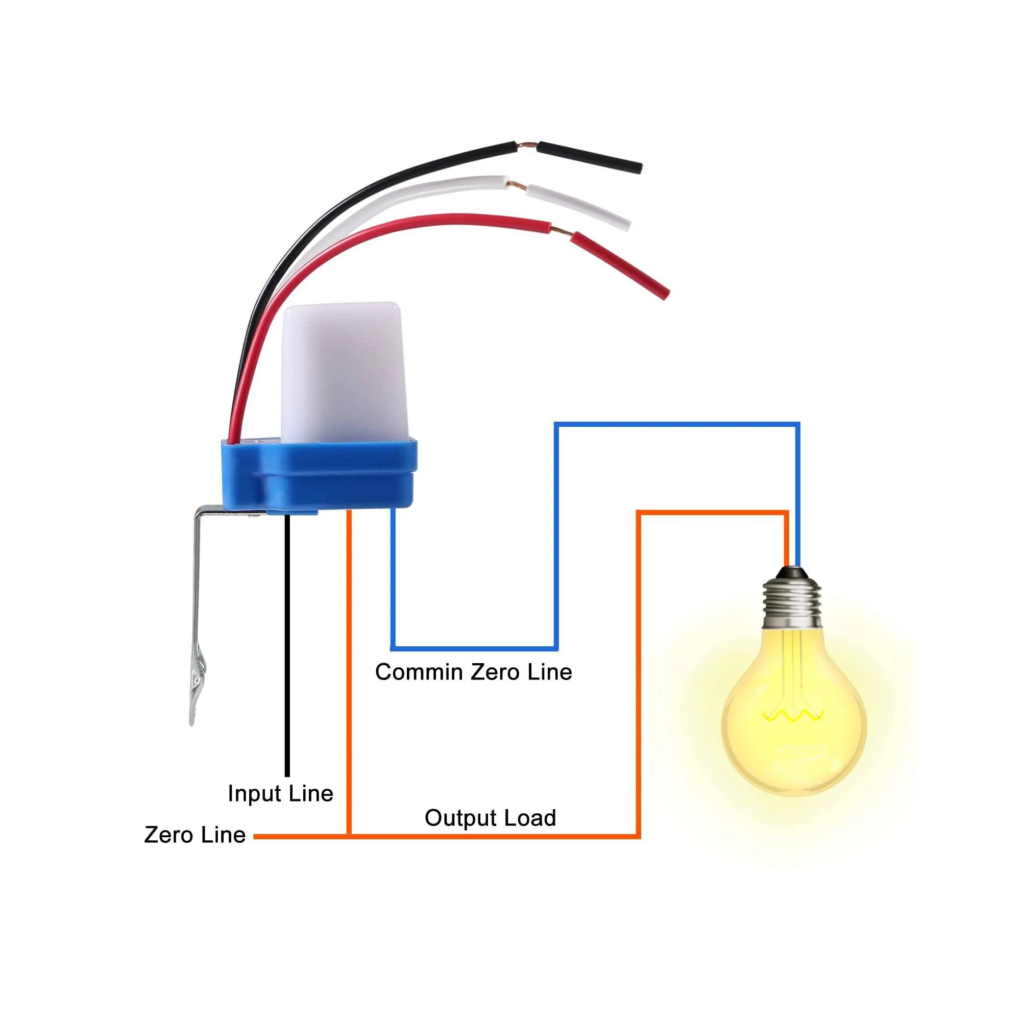 AS-10-220 Photo Switch DC Automatic On/Off Photocell Street Lamp Light Switch Controller AC 220V 50-60Hz 10A Photo Control Photo Switch Sensor - RS5915 - Image 3