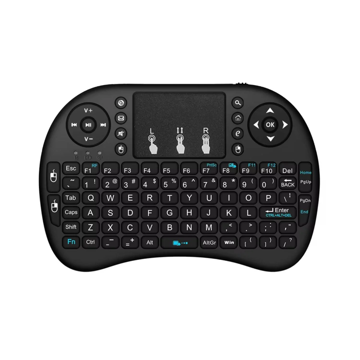 i8 Wireless Keyboard/Mouse Mini Air Mouse Mini Keyboard with Touchpad Raspberry Pi Wireless Keyboard Portable Keyboard for Raspberry Pi/Android TV - RP002 - Image 3