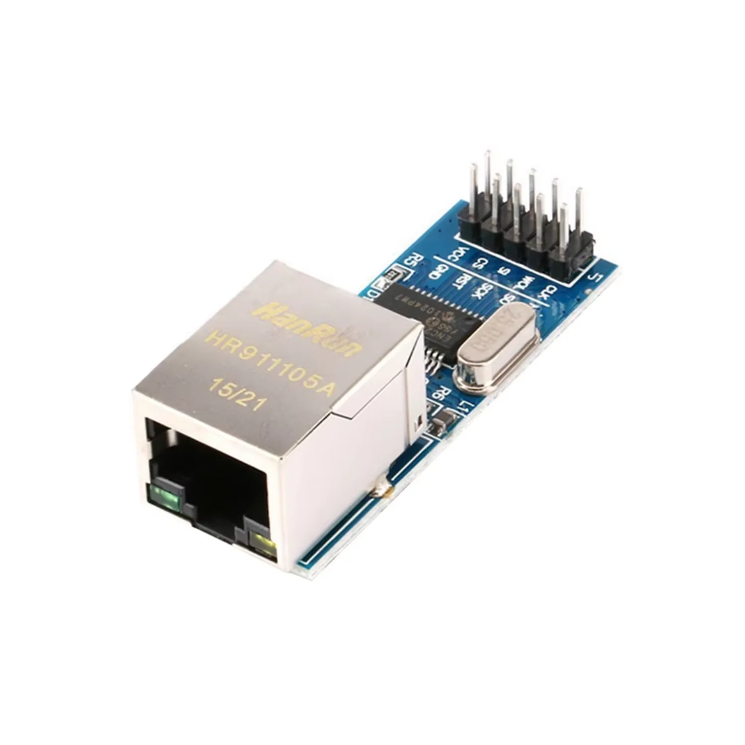 Mini ENC28J60 Chip Ethernet Network Module 10-Pin Interface SP1 Mini Ethernet Module For Arduino and Other Microcontroller Projects - NA052 - Image 3