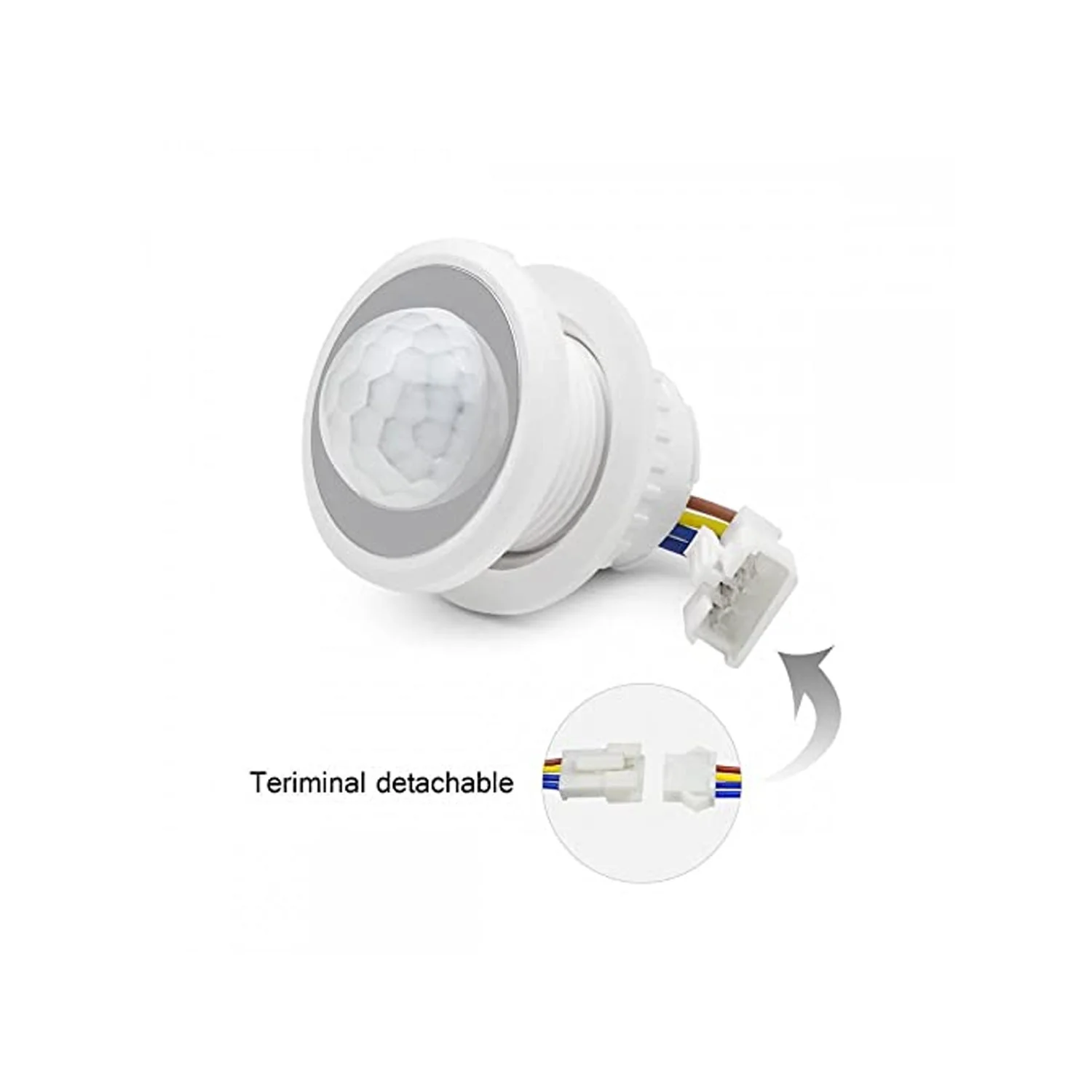 AC 220V PIR Motion Sensor PIR Detector Infrared Motion Sensor Switch With Adjustable Light Sensitivity and Time Delay - RS3129 - Image 3