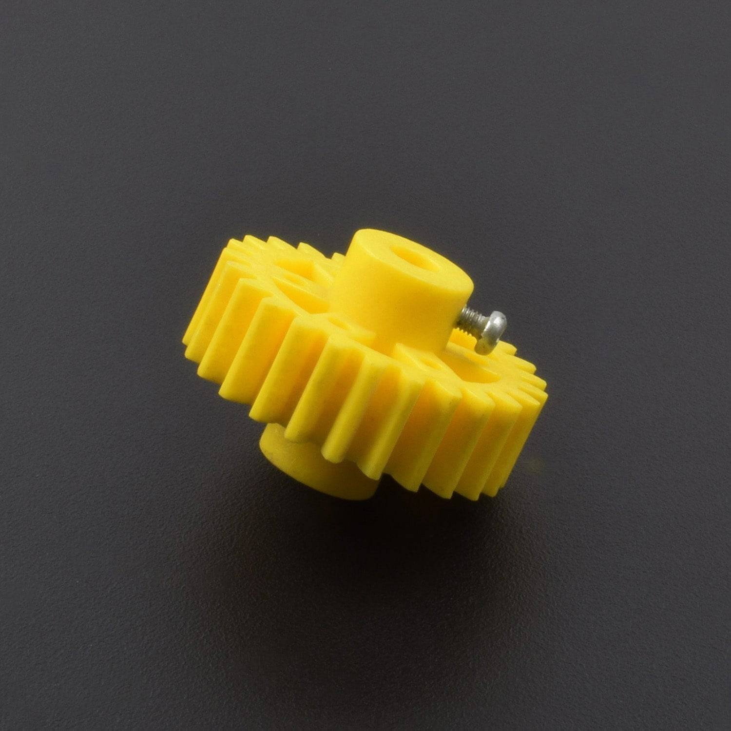 Plastic Spur Gear - Yellow - 6mm Circular Shaft - 25T -RK029 - Image 3