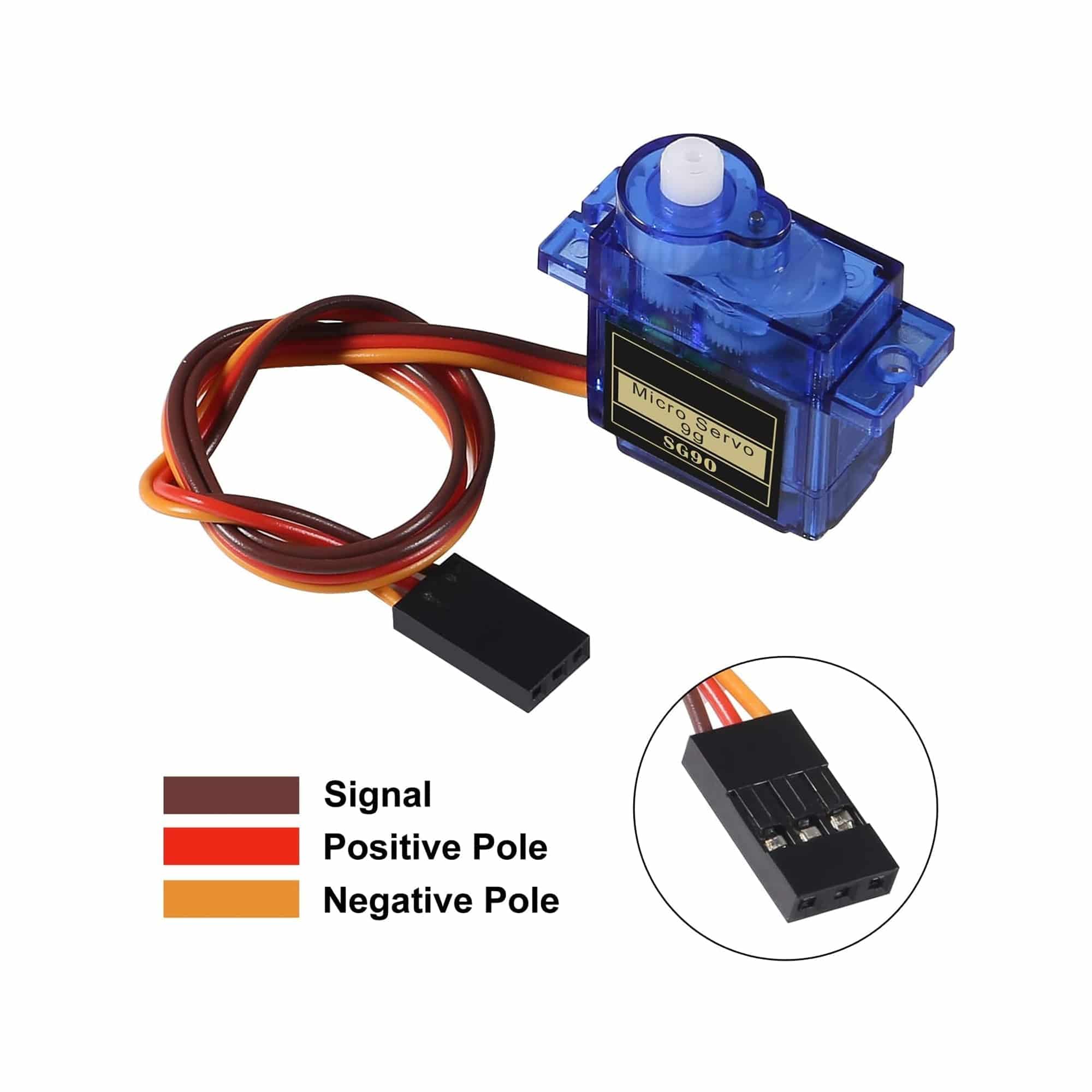 TowerPro SG90 Micro Servo Motor – 180° Rotation | Good Quality - Image 3